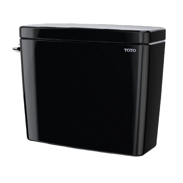 Drake 1.28 GPF Toilet Tank Only, Less Seat, Ebony